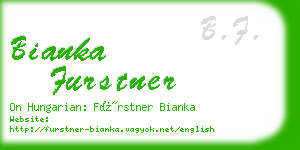 bianka furstner business card